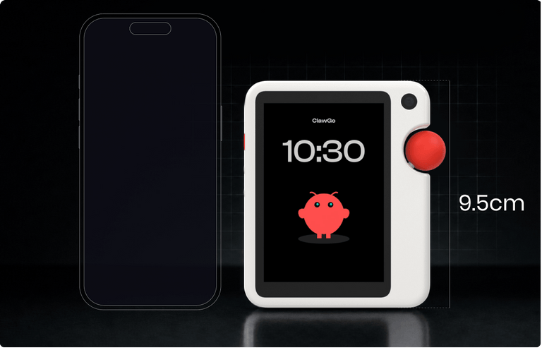 ClawGo device and phone